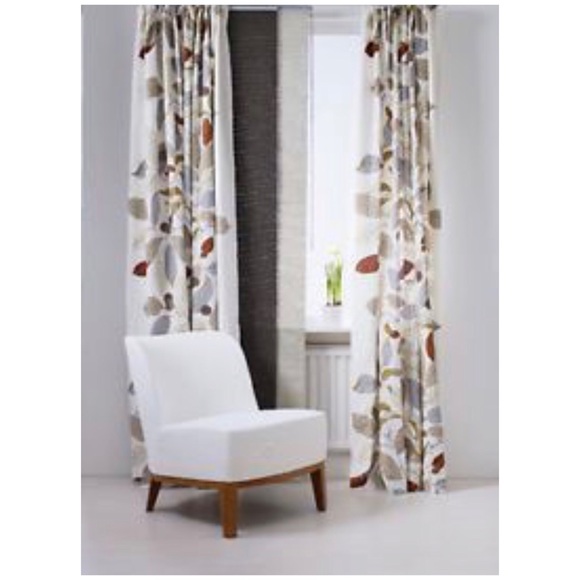 Ikea Accents Stockholm Blad Brown Beige And Gray Cutains Poshmark